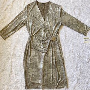 New silver Anne Klein dress